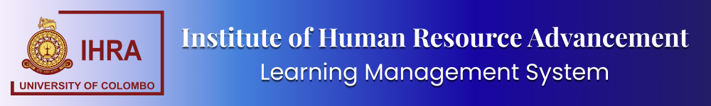 Institute of Human Resource Advancement, University of Colombo